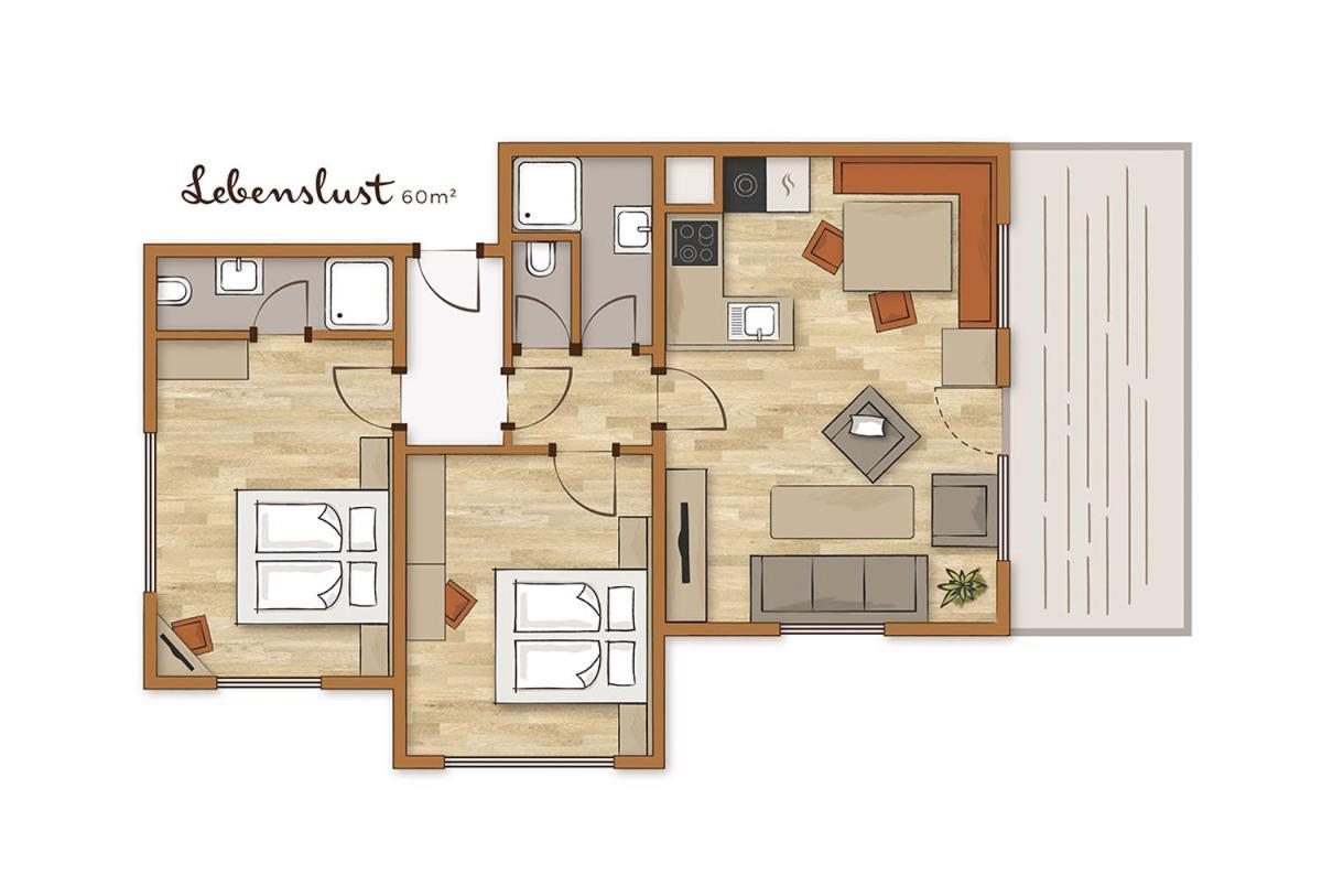Bio-Holzhaus Und Landhaus Heimat Ramsau am Dachstein Habitación foto